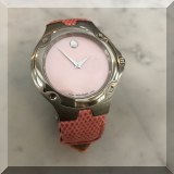 J11. Pink Movado Sports Edition watch. 